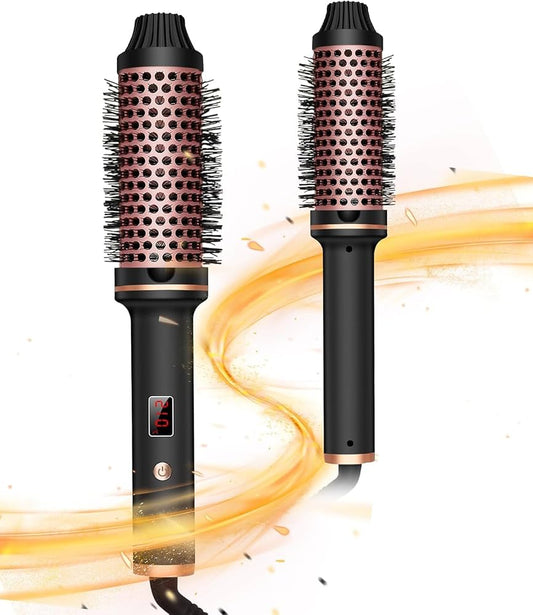 2-in-1 Thermal Curler and Straightening Brush
