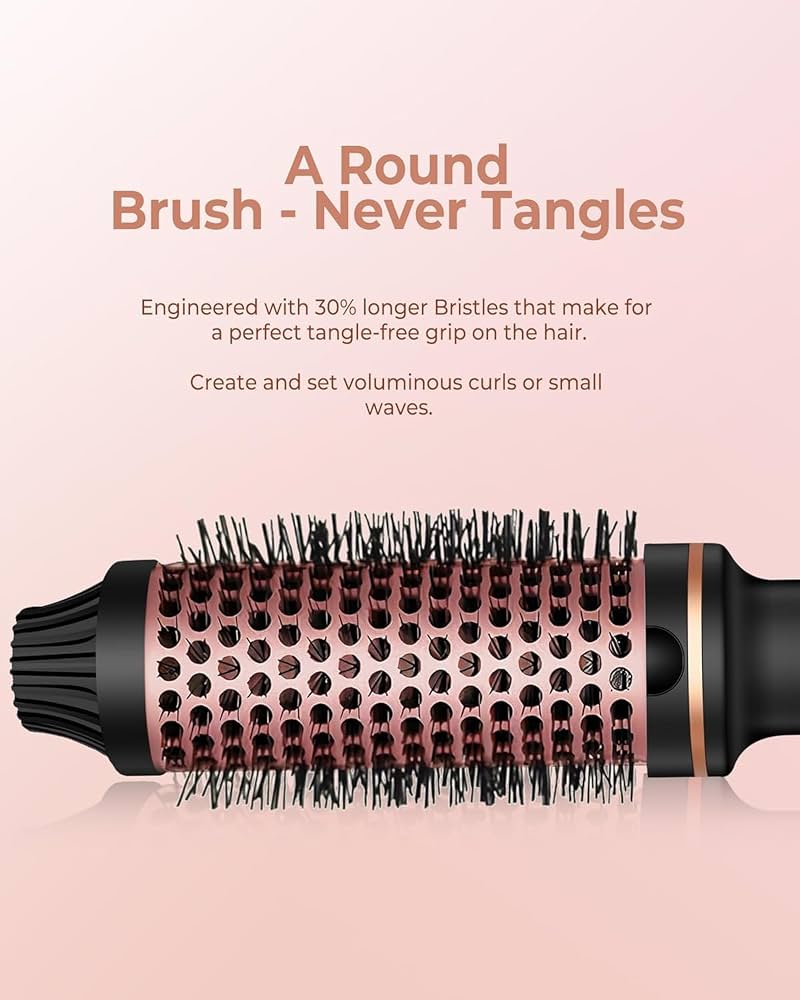 2-in-1 Thermal Curler and Straightening Brush