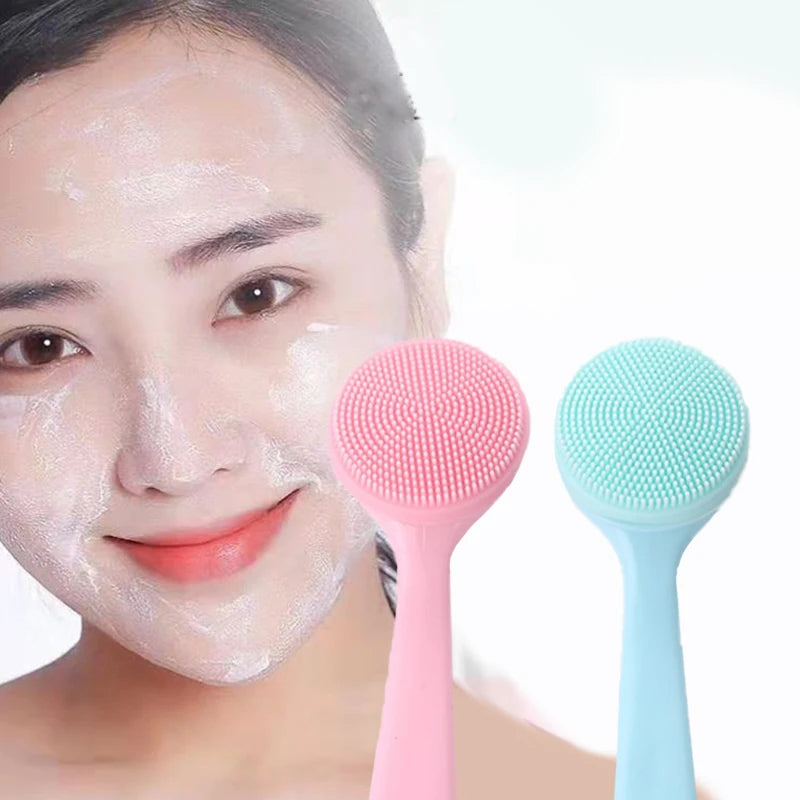  Silicone Facial Cleansing Brush Soft Face Scrubber Tool