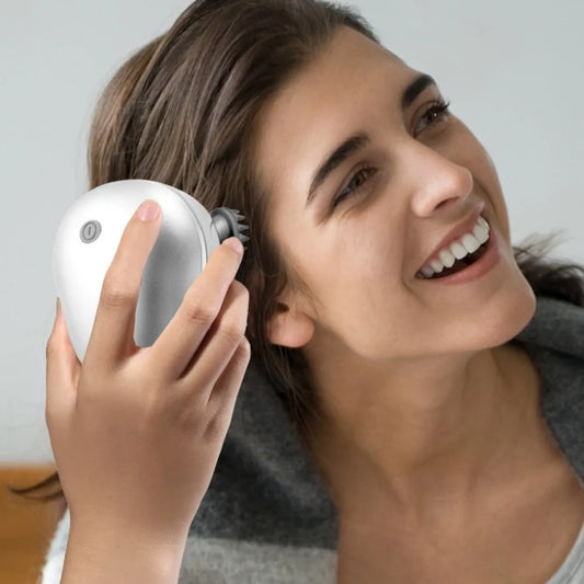 Electric Scalp Massager Head Massage Machine Rechargeable Vibration