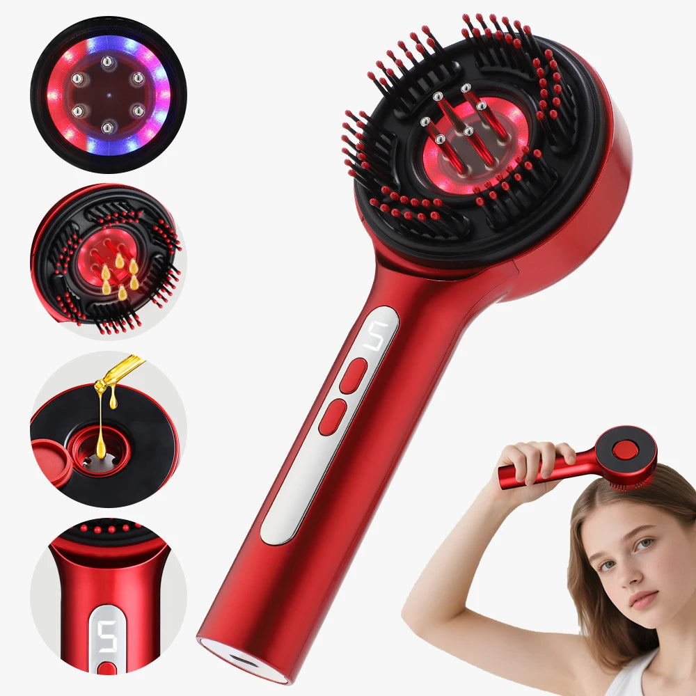 Electric Scalp Massager Comb