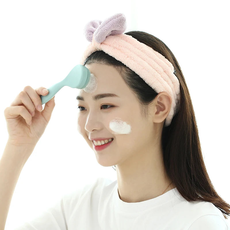  Silicone Facial Cleansing Brush Soft Face Scrubber Tool
