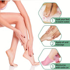 2pk Moisturizing Silicone Gel Socks for Dry Cracked Feet