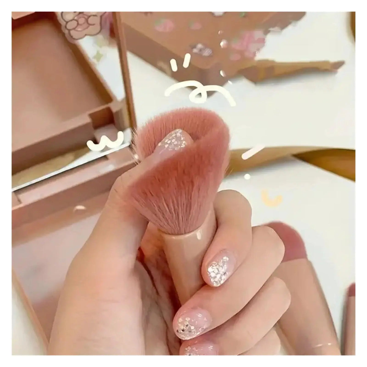 5 Piece Mini Travel Makeup Brush Set