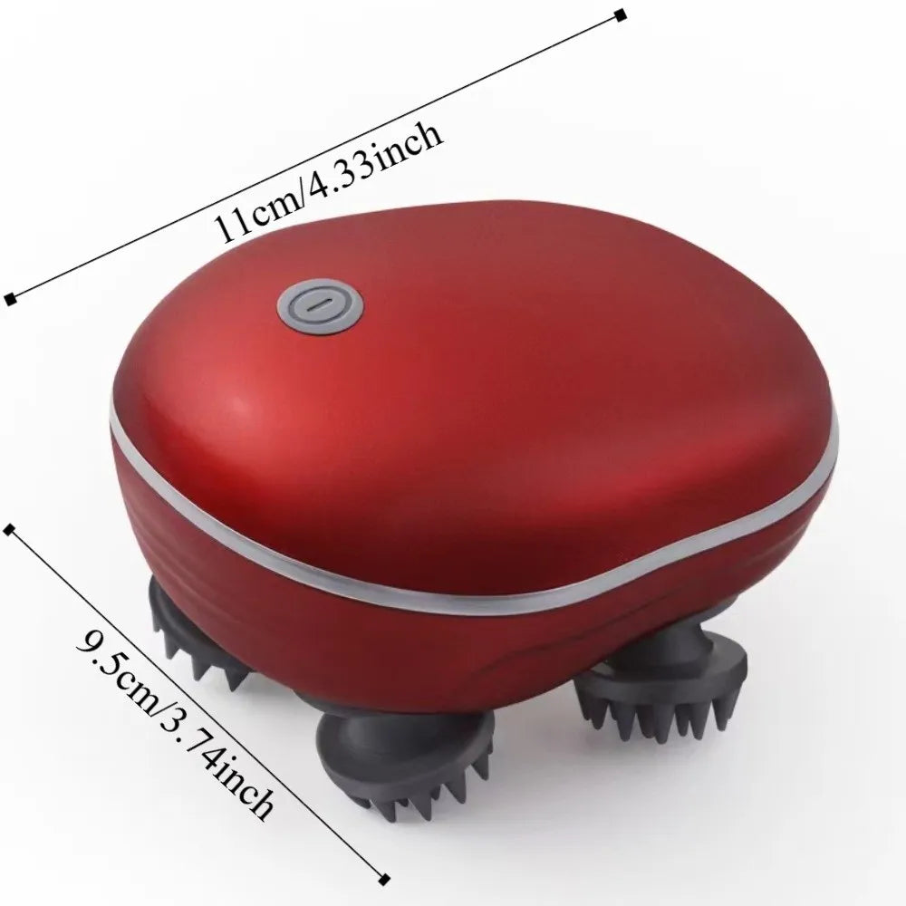 Electric Scalp Massager Head Massage Machine Rechargeable Vibration