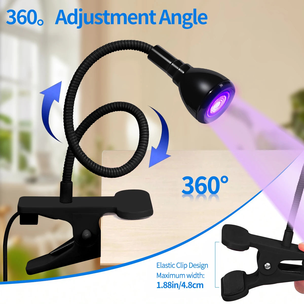 LINMANDA UV Nail Lamp Professional Gel Polish Curing Dryer